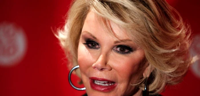 Joan Rivers este cunoscută pentru declaraţiile controversate FOTO Wire Photos/Reuters