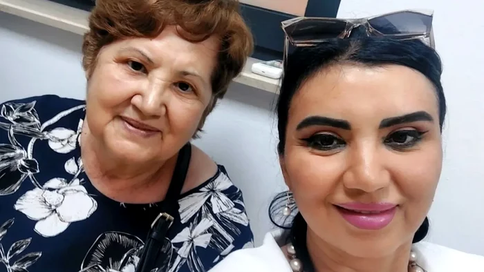Adriana Bahmuțeanu și regretata sa mamă, Petruța Toma. Foto: social media