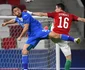 Fotbal Romania Ungaria Norbert Szenderi (D) si Olimpiu Morutan pe Bozsik Arena din Budapesta Ungaria FOTO EPA-EFE / Tibor Illyes