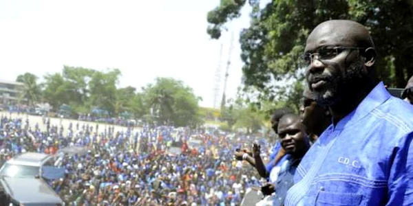George Weah FOTO AFP 