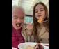 Irinel și Irina, la restaurant FOTO: captura video