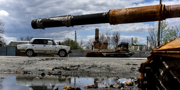 64 de zile de război între Rusia şi Ucraina Cernihiv. FOTO EPA-EFE