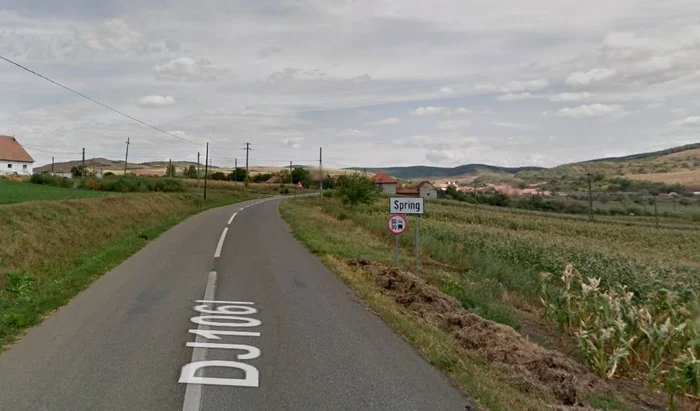 Fermierul avea concesionată o pășune în comuna Șpring FOTO Google Maps