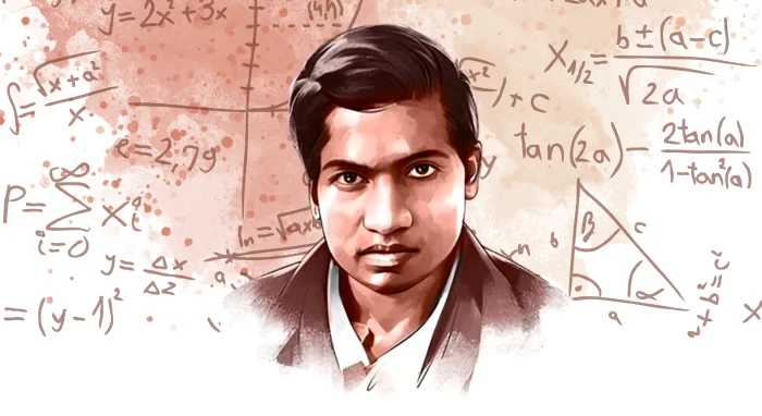 Srinivasa Ramanujan / foto: shikshanam.in