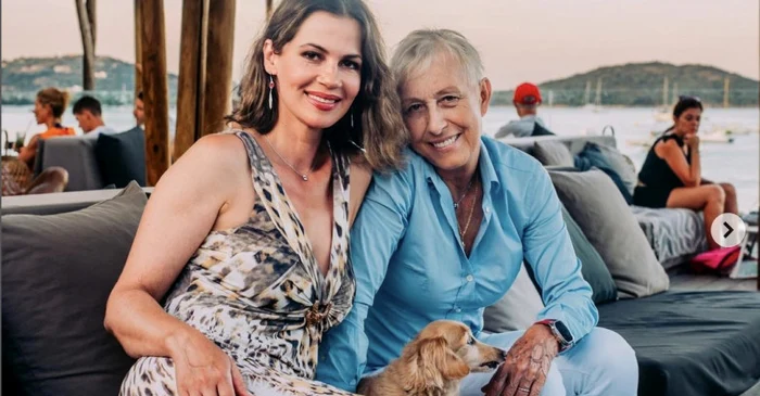 Martina Navratilova și soția sa, Julia Lemigova. Foto Instagram