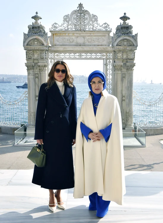 Regina Rania și Prima Doamnă a Turciei, Amina Erdogan, Profimedia (6) jpg