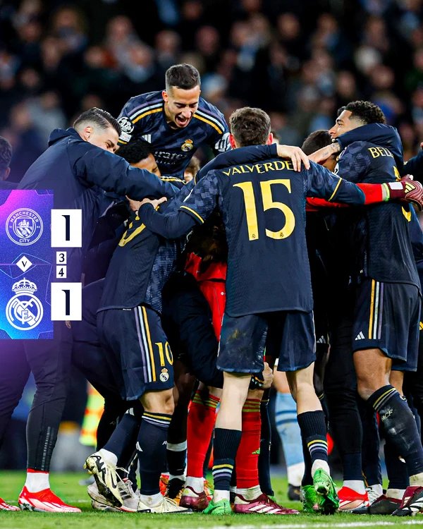 Real Madrid - Machester City FOTO: Facebook/RealMadrid