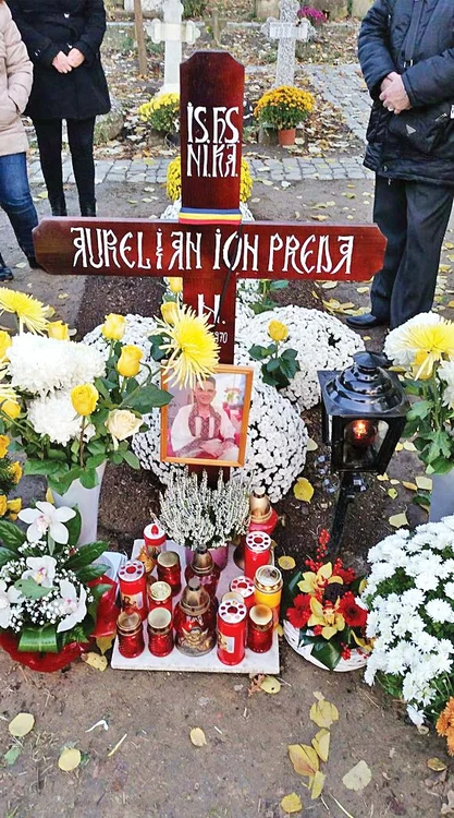 Aurelian Preda este înmormântat la Mănăstirea Dervent, judeţul Constanţa