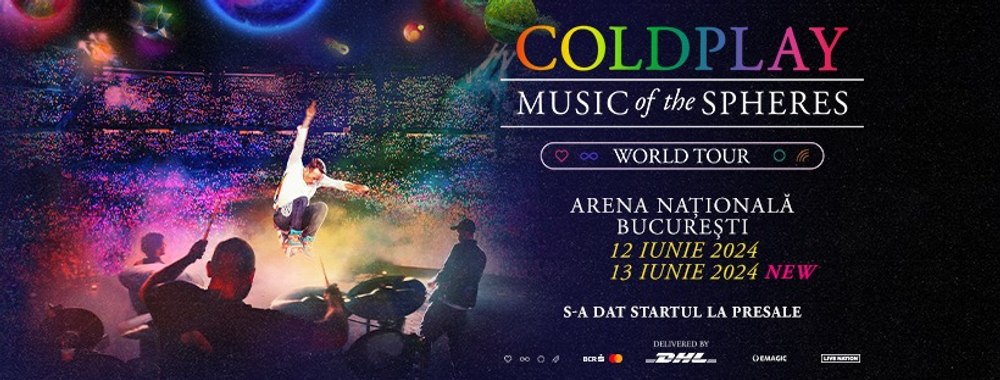 Cât costă un bilet la cele două concerte Coldplay din București. Zeci de mii de români vor bilete