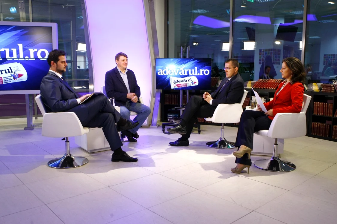 Dezbatere Adevărul Live cu Oana Popescu, Dan Dungaciu, Bogdan Nedea şi Ion Ioniţă FOTO Dan Muntean