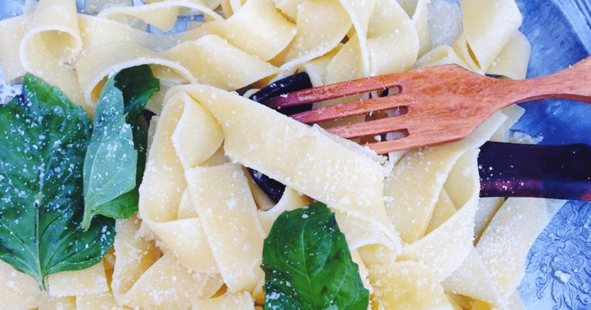 Pappardelle cu lămâie şi busuioc alla Jamie Oliver