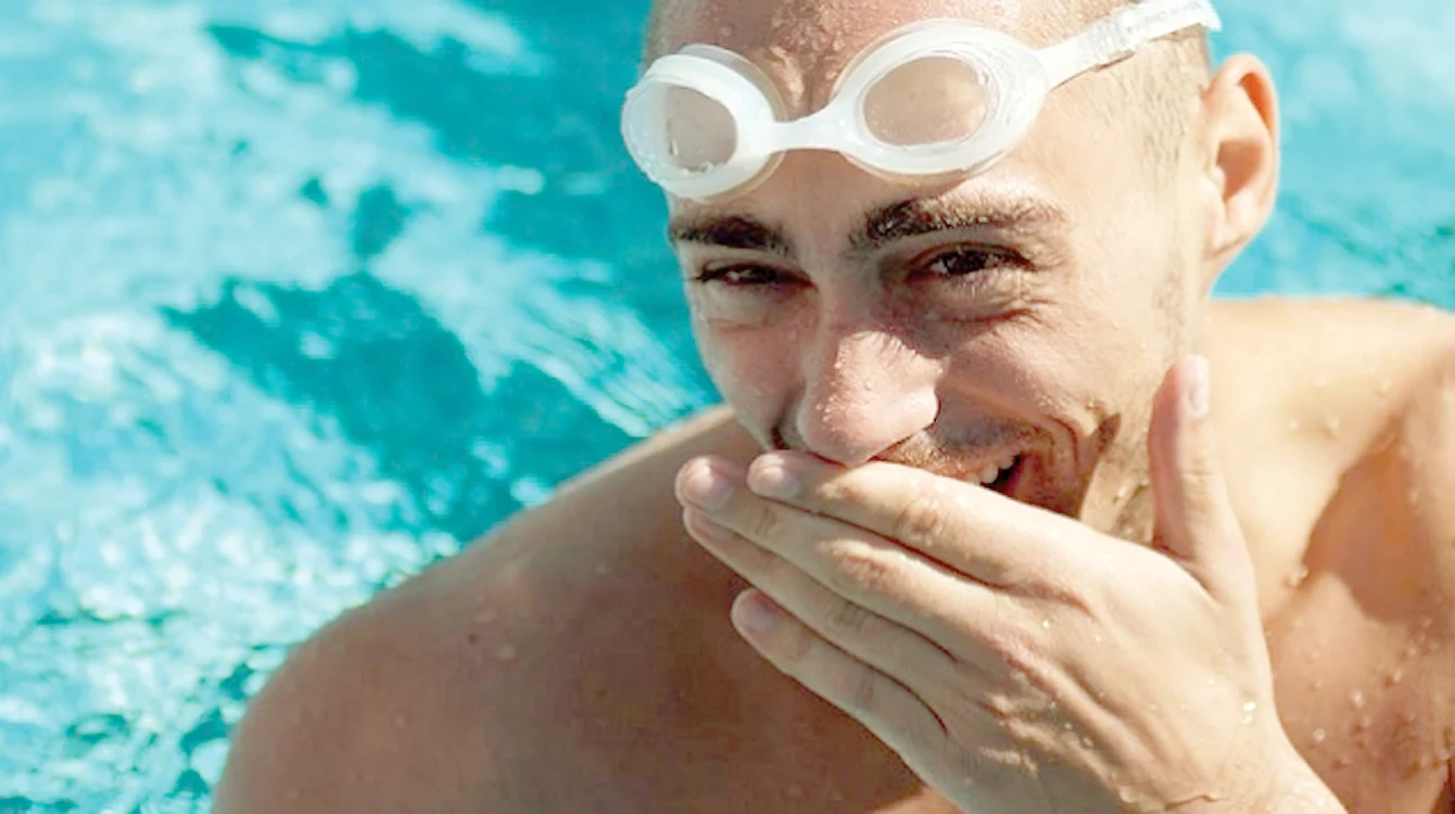 Fost campion național la  înot, Vladimir Drăghia a  făcut furori la “Splash!”