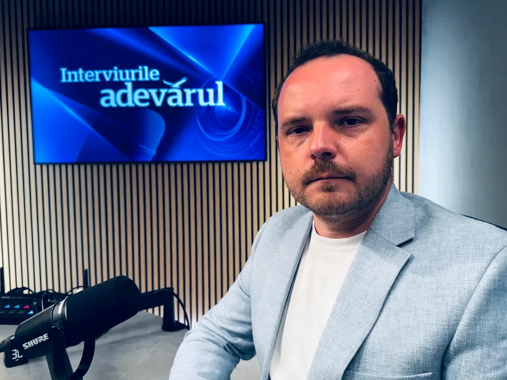 Alexandru Rogobete, la „Interviurile Adevărul”. FOTO Adevărul
