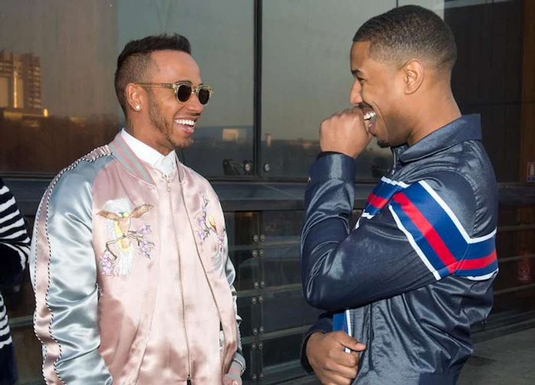 Lewis Hamilton Michael B Jordan jpeg