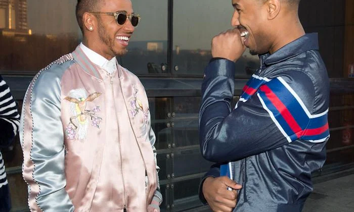 Lewis Hamilton Michael B Jordan jpeg