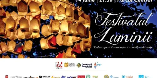 afis festivalul luminii