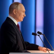 Putin, discurs la un an de la invazia în Ucraina FOTO Profimedia 