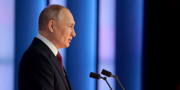 Putin, discurs la un an de la invazia în Ucraina FOTO Profimedia 