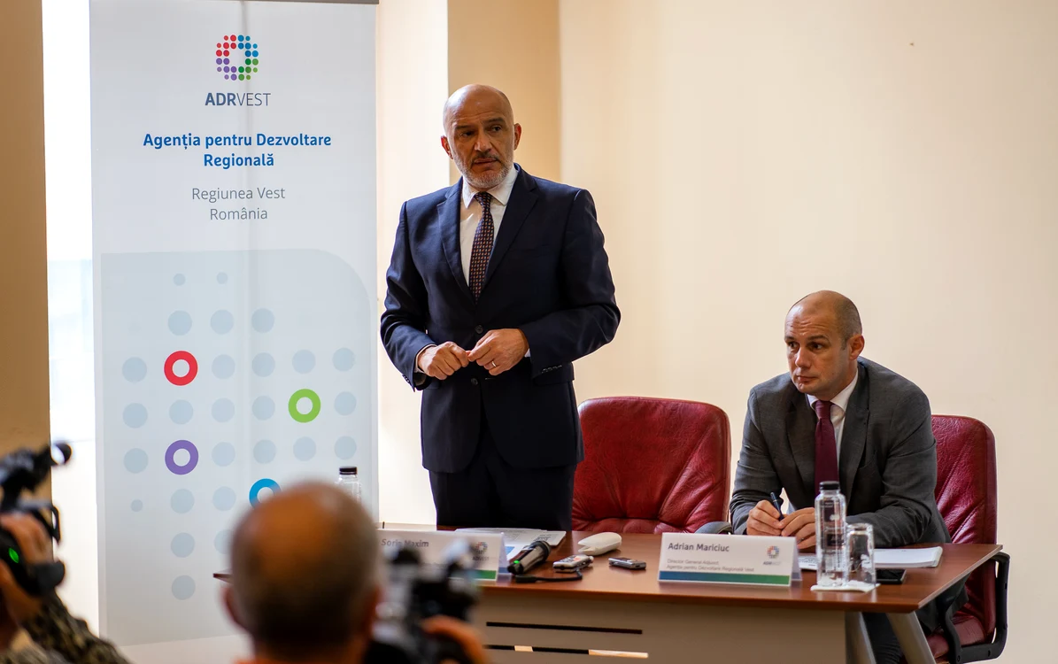 Sorin Maxim a prezentat noile oportunități FOTO ADR Vest