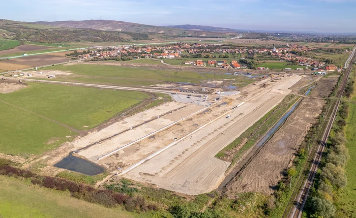 Zona în care se construiește terminalul intermodal FOTO DP World