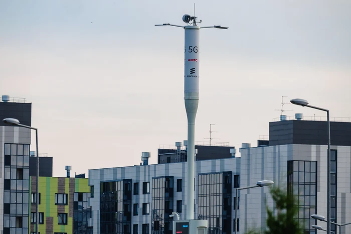 Turn de telecomunicații 5G al Ericsson în Rusia FOTO Shutterstock