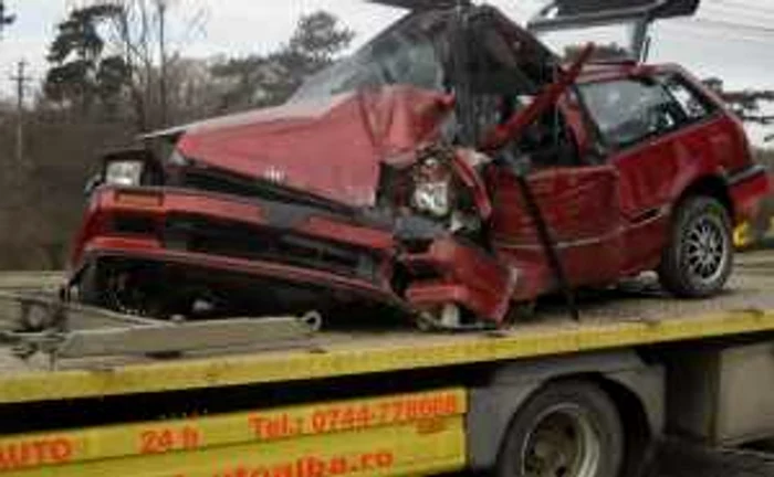 Maşina implicată în accident va fi folosită într-o campanie de conştientizare a pericolelor 