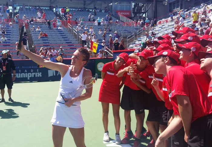 
    Simona Halep a fost vedeta competiţiei din Canada  