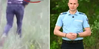 urs fugarit cu lopata in valcea si reactia jandarmilor foto captura video jandarmeria valcea png