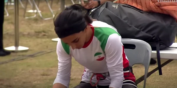 Temeri pentru alpinista iraniană Elnaz Rekabi după ce a concurat la Seul fără hijab FOTO Captură Video jpg