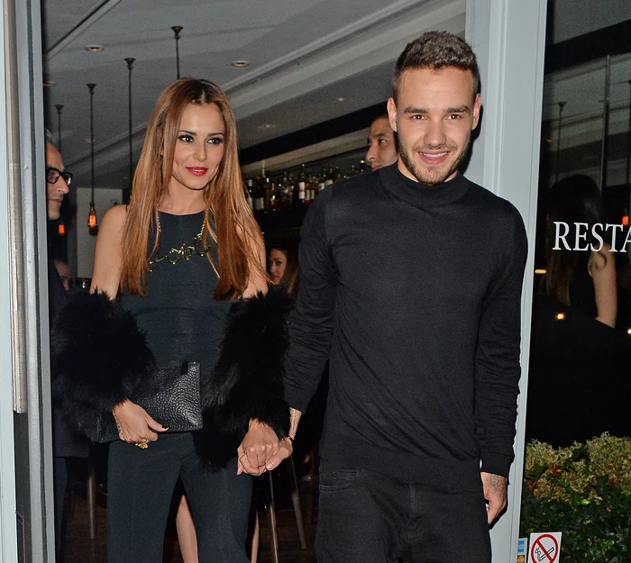 Cheryl Fernandez Versini and her new boyfriend Liam Payne leaving Salmontini Restaurant jpeg