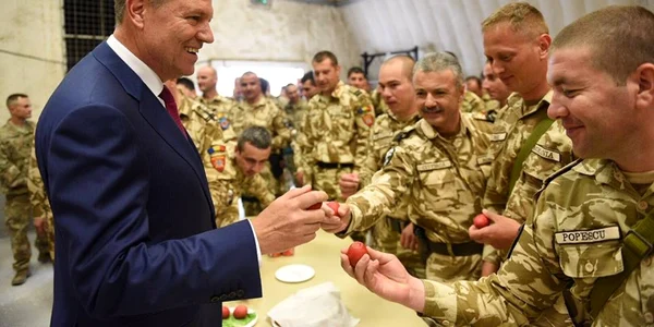 Klaus Iohannis de Paste in Afganistan FOTO Facebook Klaus Iohannis