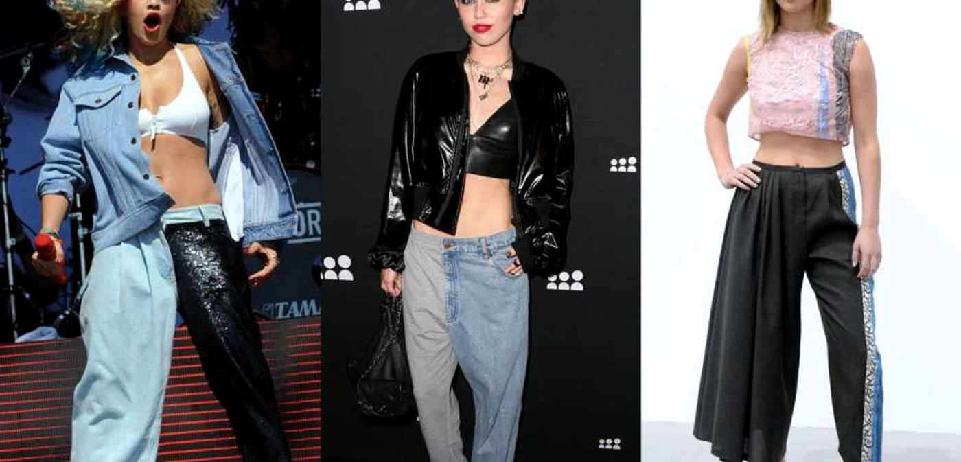 Rita Ora, Miley Cyrus şi Jennifer Lawrence, primii fani ai ciudaţilor pantaloni FOTO nymag.com