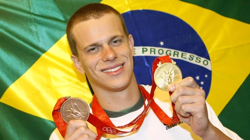César Cielo, un înotător legendar pentru Brazilia. FOTO: Facebook