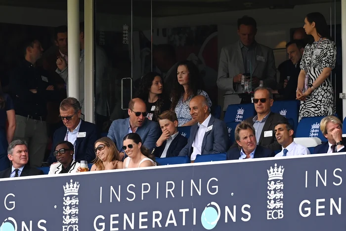 William și George la meci de crichet, Getty (2) jpg