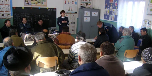 Polițiștii au organizat o acțiune preventivă la Gogoșu 
