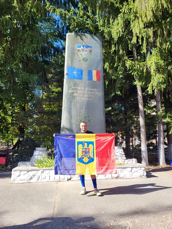 Jandarmul a participat la Ștafeta Invictus Foto: Arhivă personală