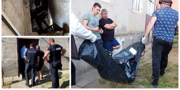 Schelet uman descoperit în beciul unui bloc din Bihor