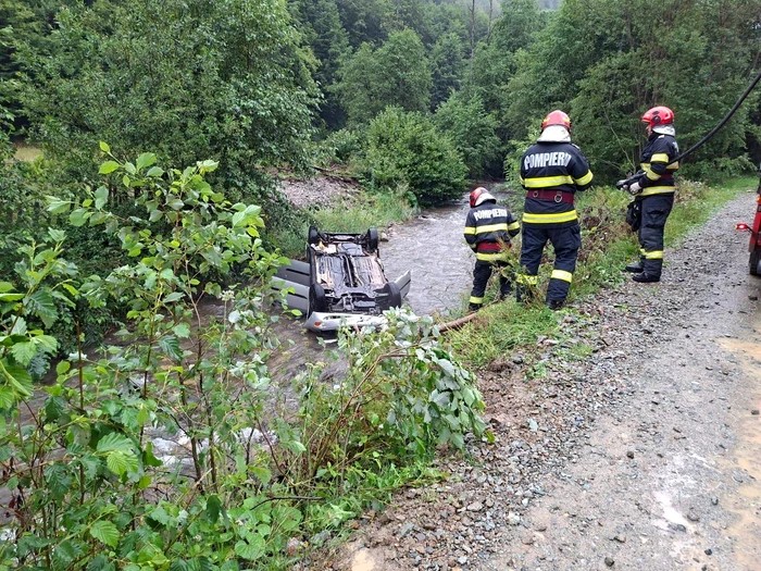 Intervenţie a pompierilor de la ISU Hunedoara. FOTO: ISU Hunedoara