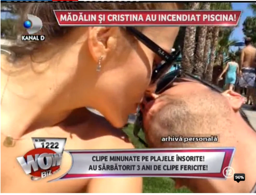 Mădălin şi Cristina în vacanţă
