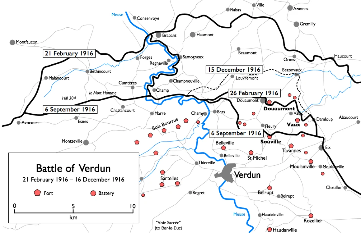 Battle of Verdun map png png