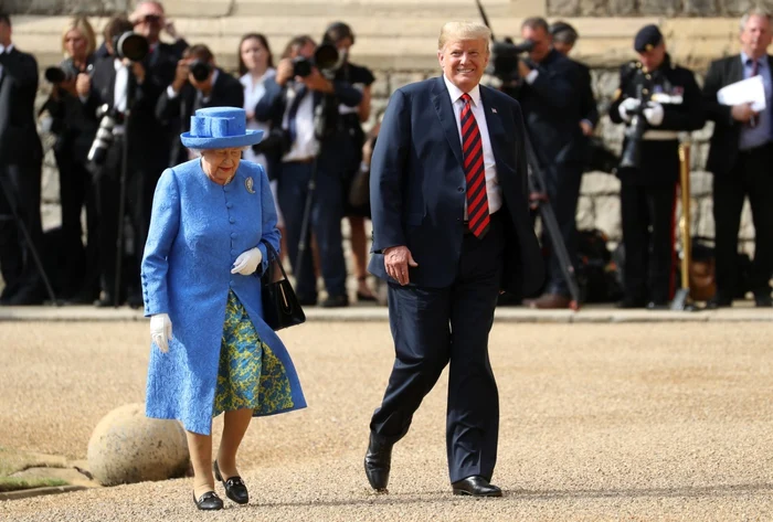 Donald Trump, primit de regina Elisabeta a II-a la FOTO Guliver/Gettyimages