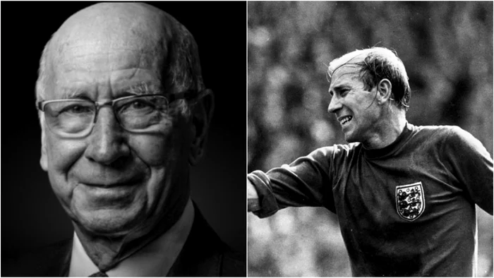 A murit Sir Bobby Charlton, legenda Angliei. Foto: colaj/getty images/Foto: Twitter@manutd