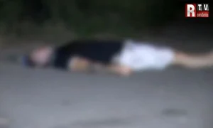 Bărbatul a fost împuşcat în plină stradă, luni seară, la Piteşti  (captură RTV) jpeg
