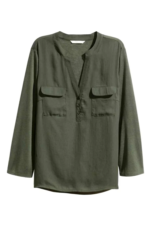 Bluza din tesatura crep, H&M, 59,90 lei jpg jpeg
