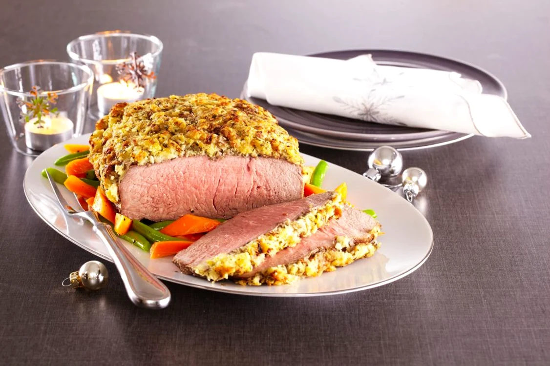 Herb crusted roast beef + steps jpeg