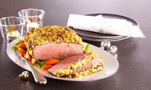 Herb crusted roast beef + steps jpeg