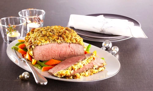 Herb crusted roast beef + steps jpeg
