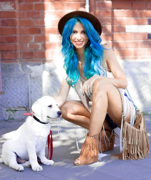 Andreea Bălan este așteptată acasă de cățelul Jackfoto: arhiva personală