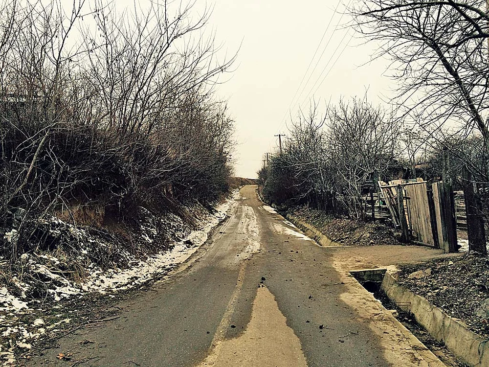 Singura casă din Fântânele este locuită de bătrâna Ecaterina Şerban
