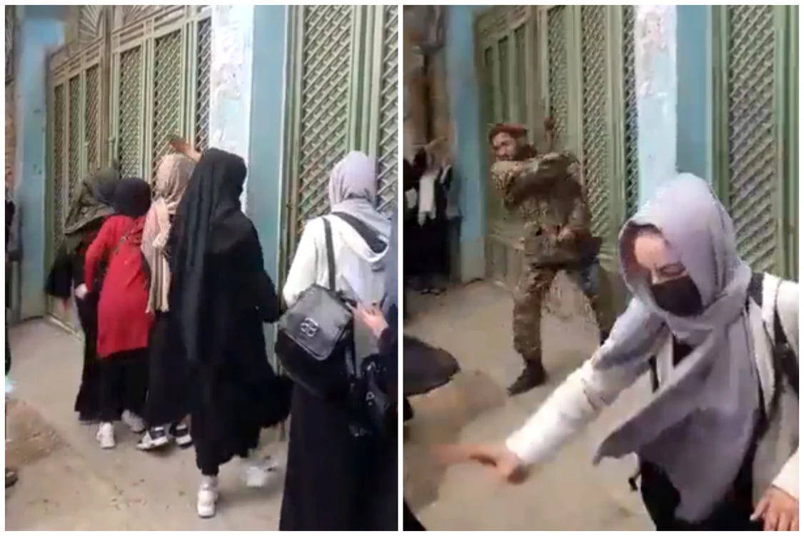 Femeile care nu poartă burka nu pot intra în universități / Foto captură video